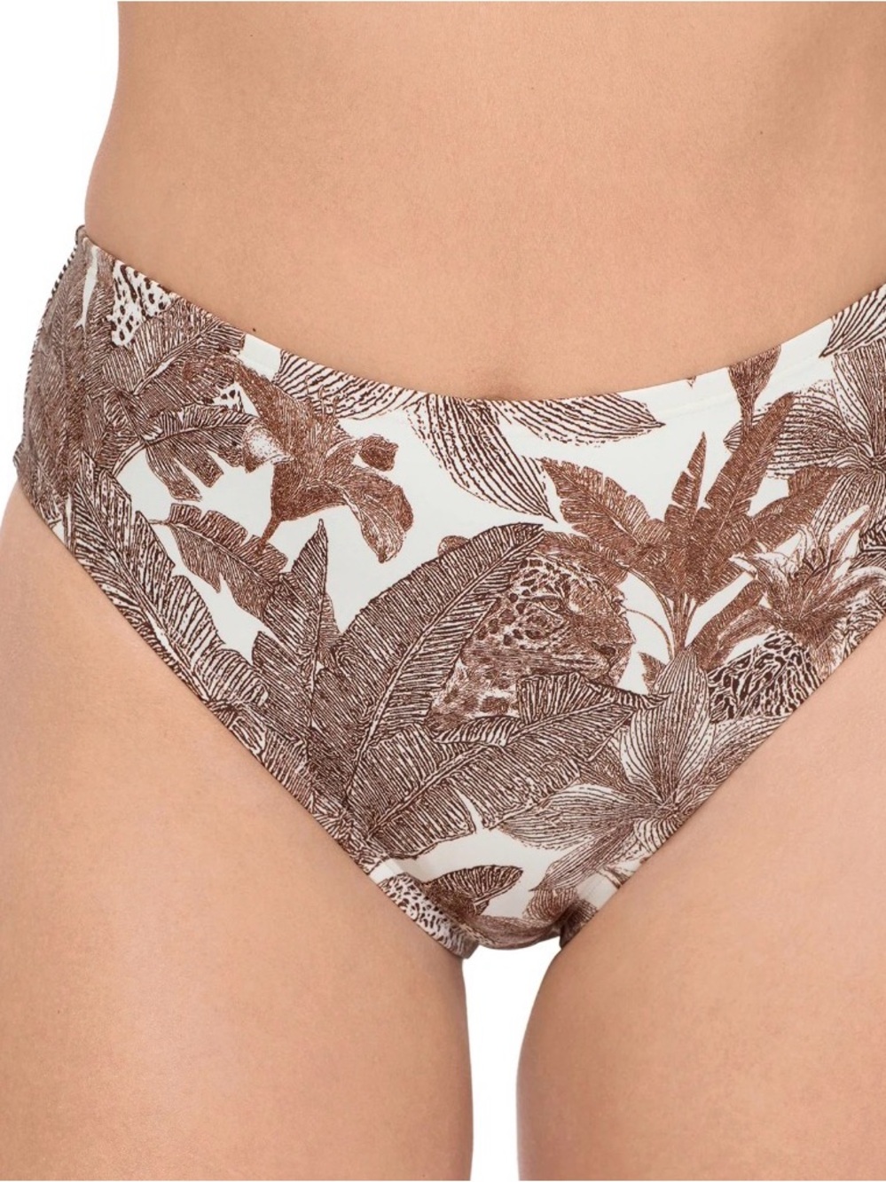 Wild kingdom mid rise bikini bottom